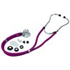Veridian Healthcare Sterling Sprague Rappaport-Type Stethoscope, Burgundy, Boxed 05-11004